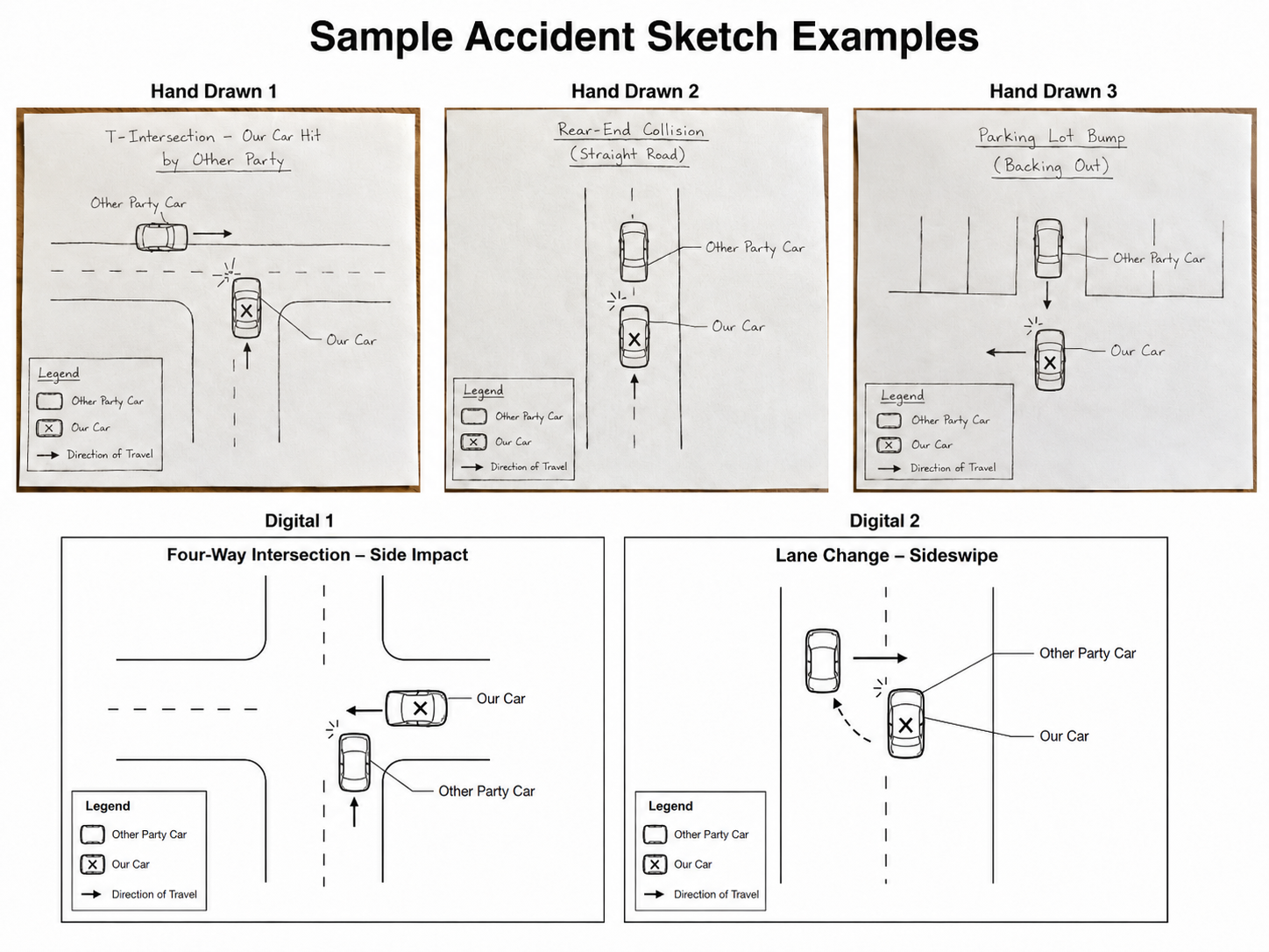 Sample accident sketch examples